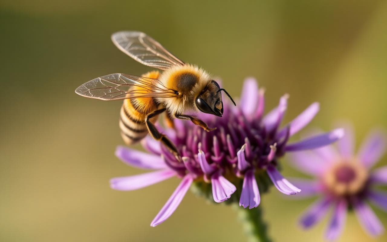 Biene auf Blute